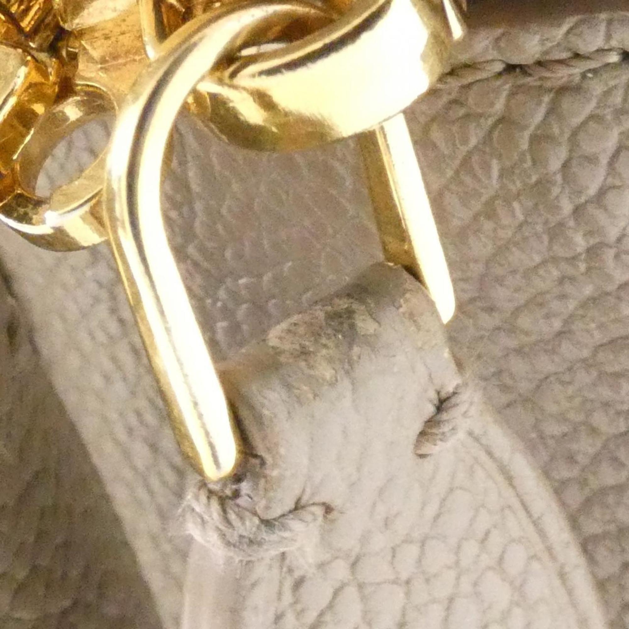 Louis Vuitton Tourterelle Leather Handbag