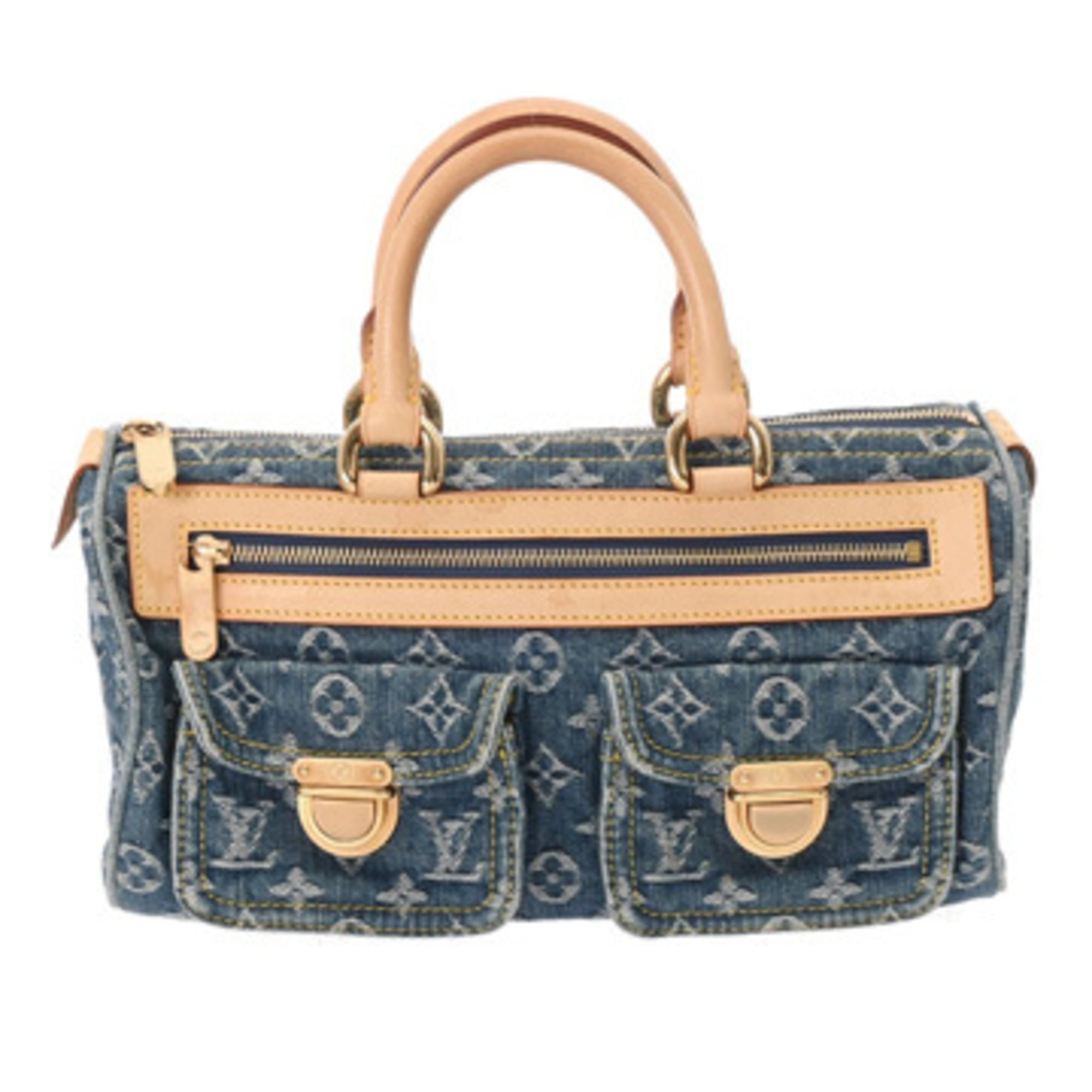 Louis Vuitton Blue Monogram Denim Handbag