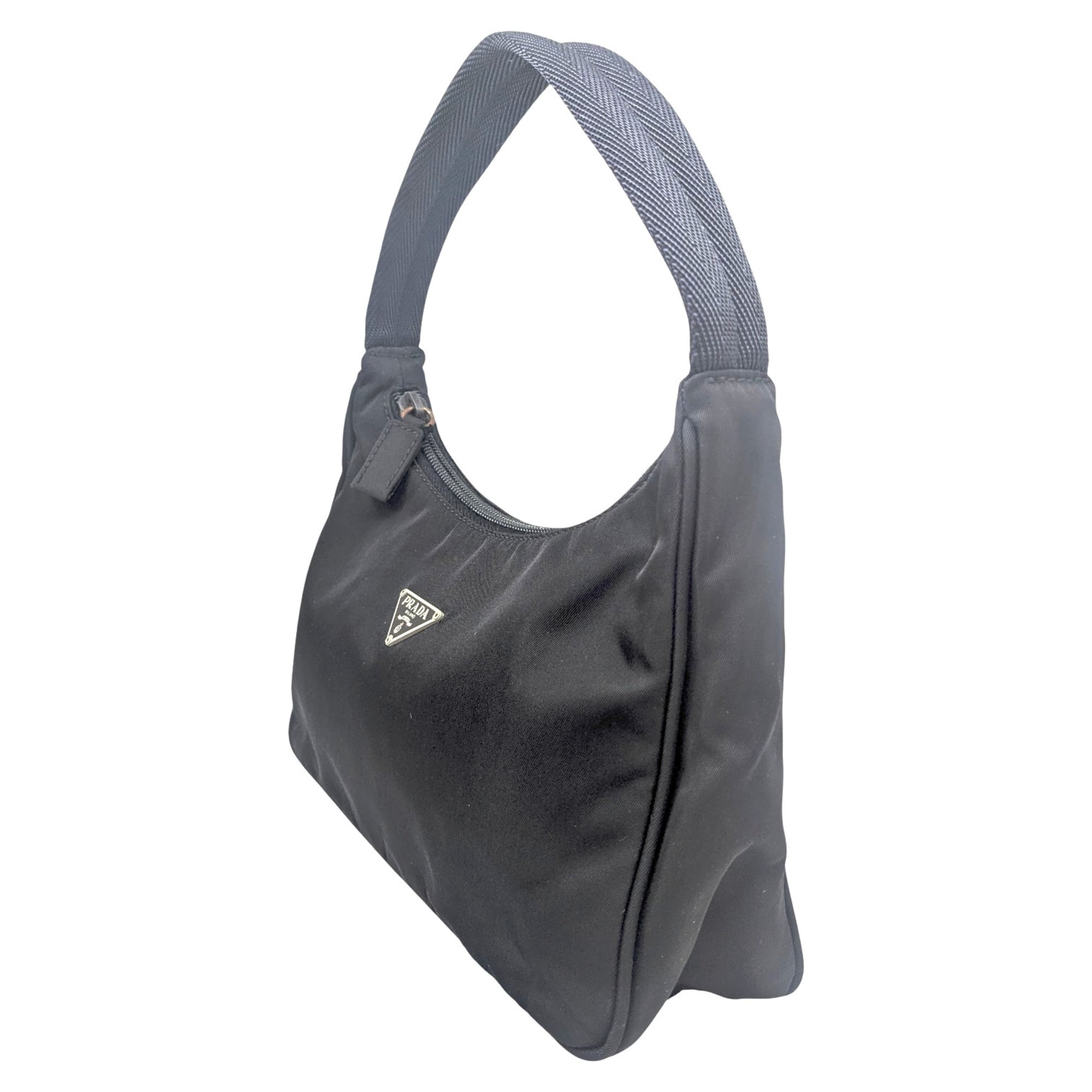 Prada Black Nylon Handbag