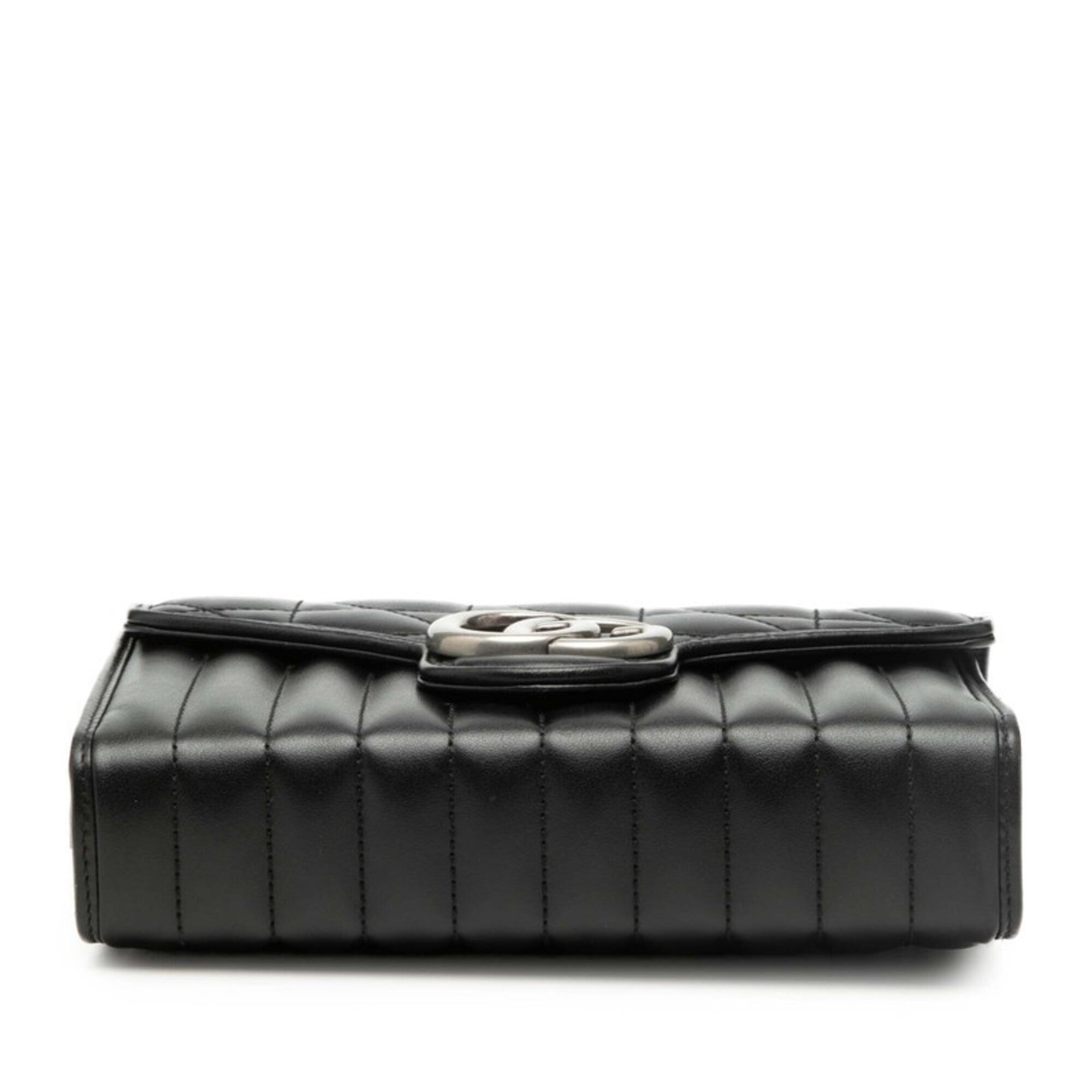 Gucci Black Leather Shoulder Bag (Pre-Owned)