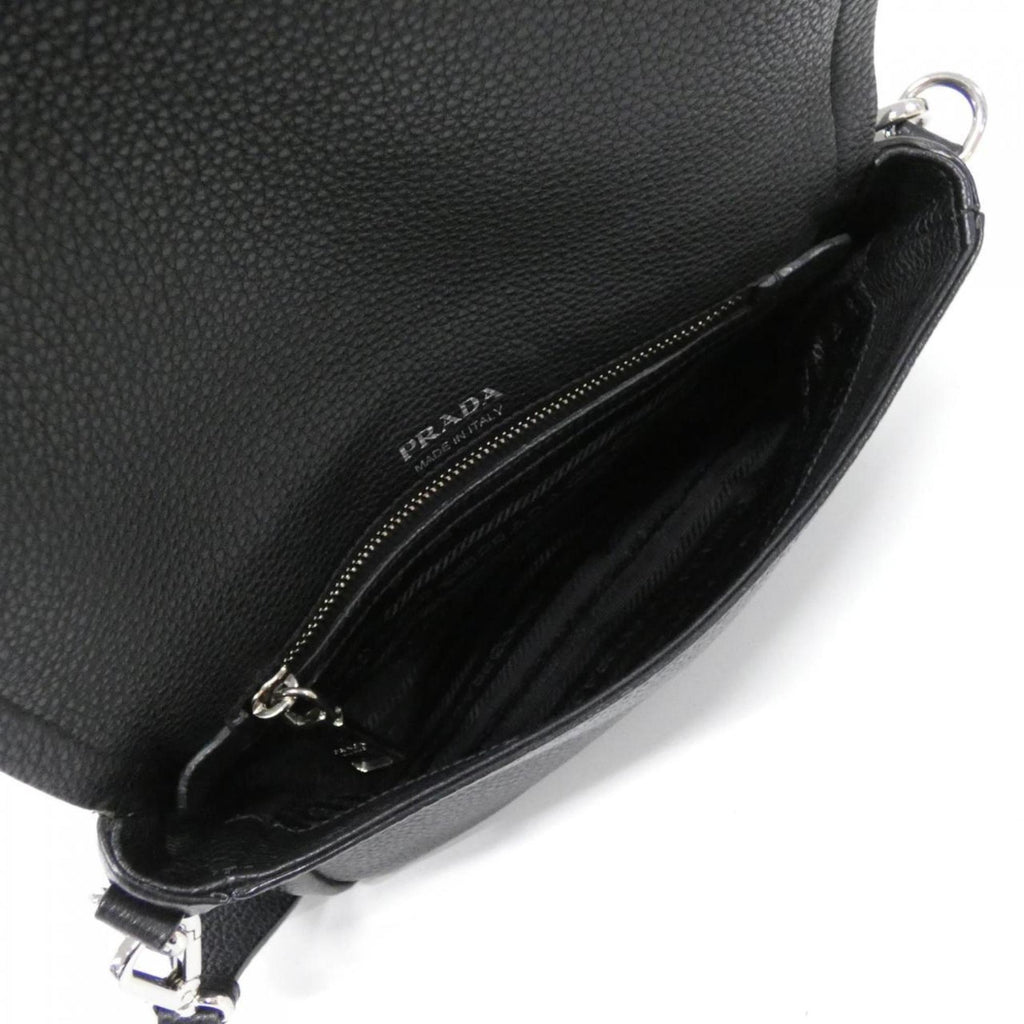 Prada Nero Vitello Daino Shoulder Bag