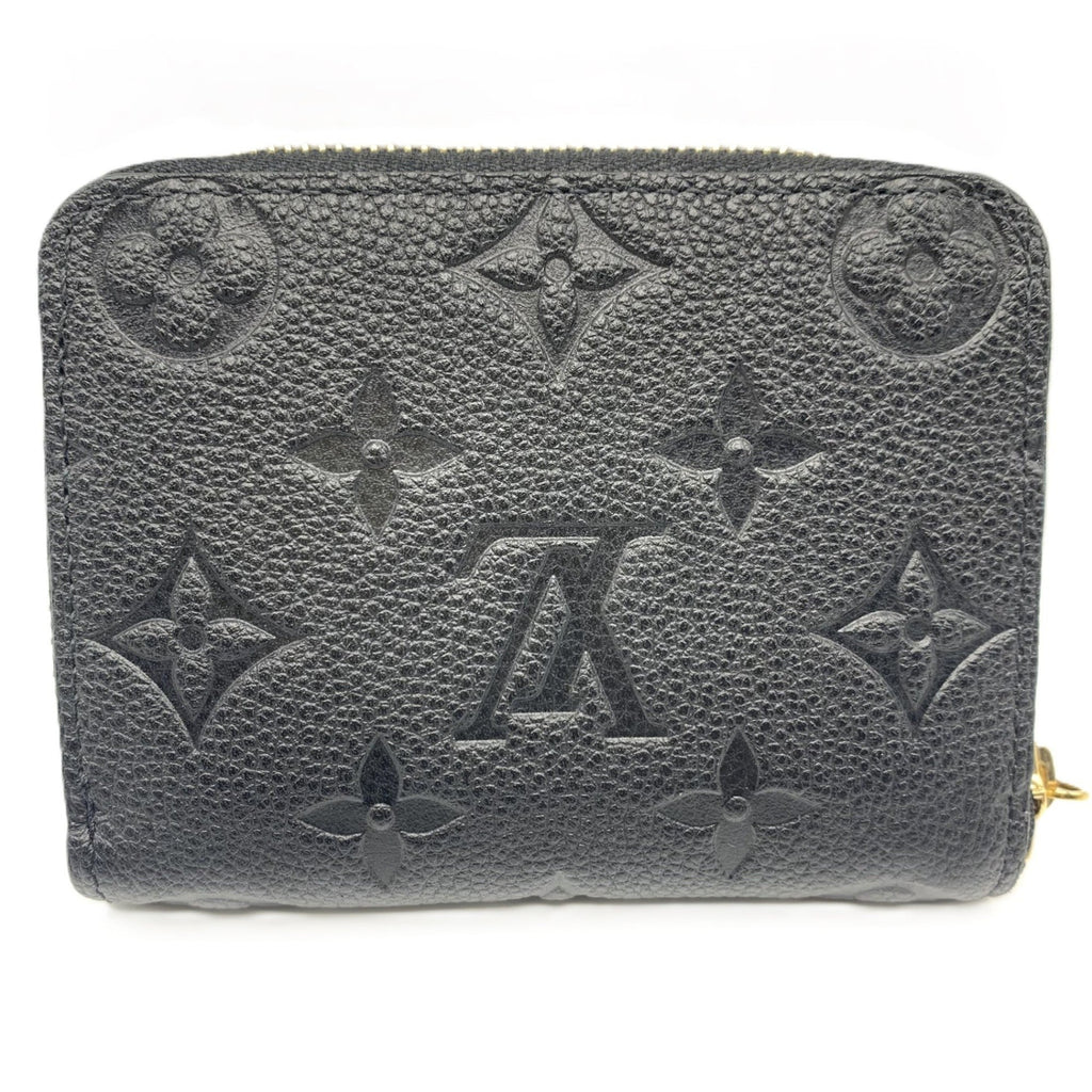 Louis Vuitton Black Noir Monogram Empreinte Coin Purse/Coin Case