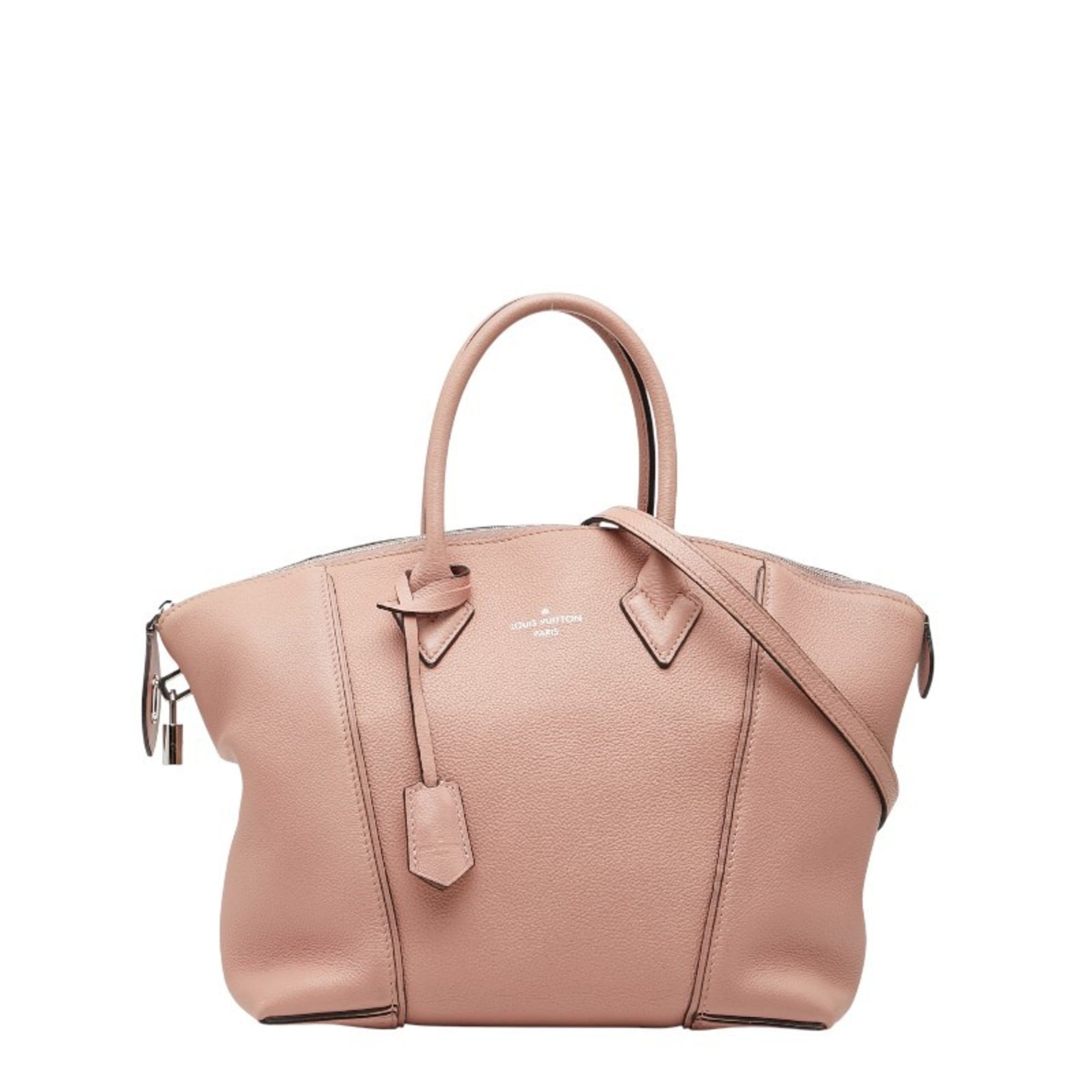 Louis Vuitton Magnolia Pink Leather Handbag Shoulder Bag