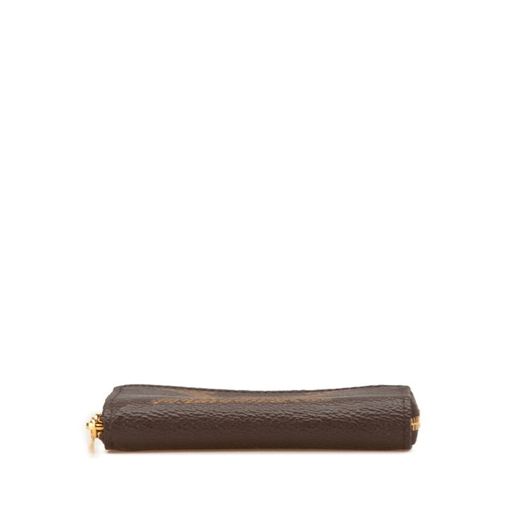 Louis Vuitton Brown Pvc Leather Coin Purse/Coin Case
