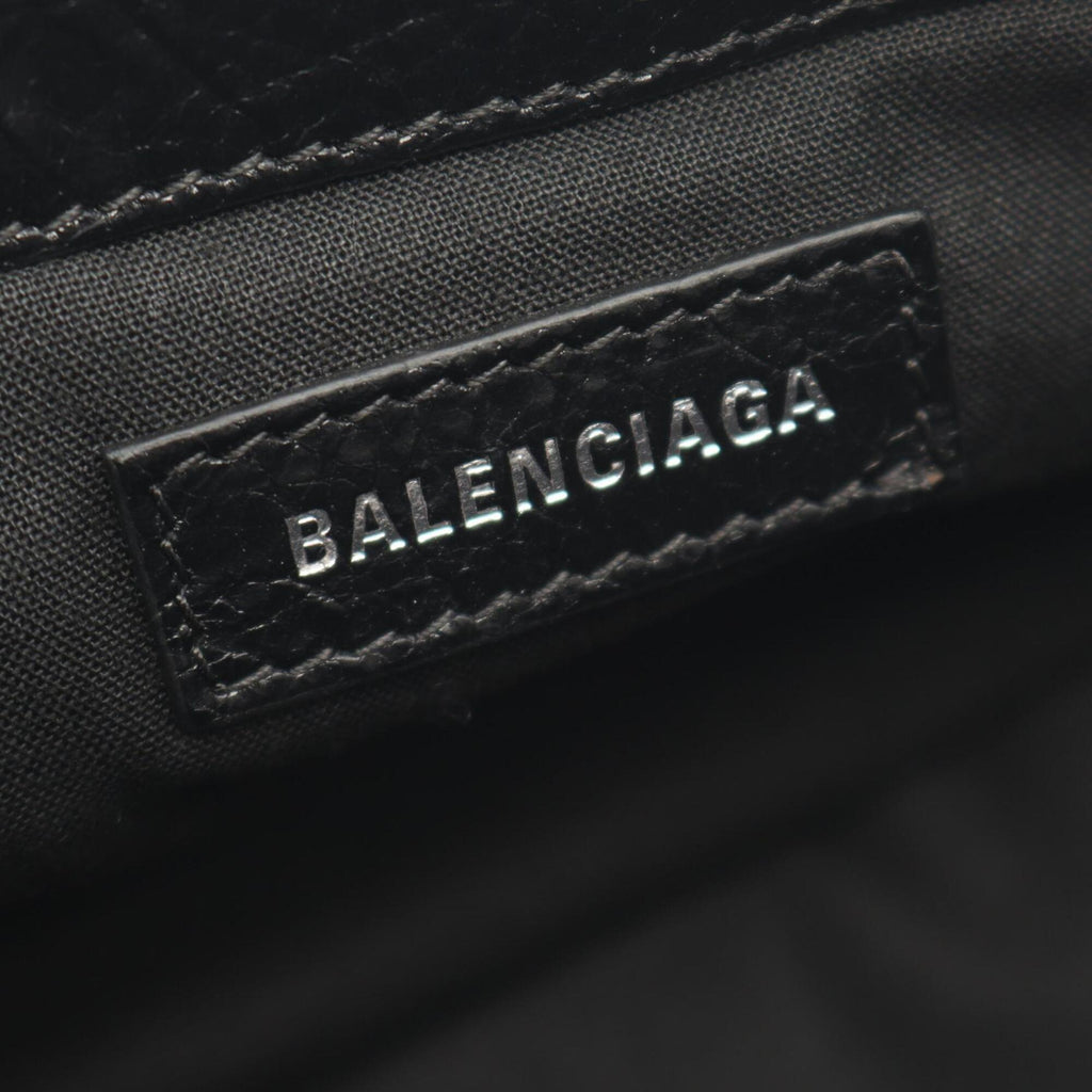 Balenciaga Black Leather Handbag Shoulder