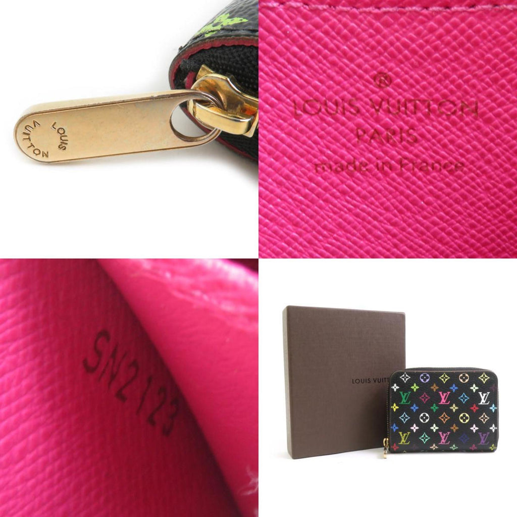 Louis Vuitton Black Multi-Color Monogram Multicolore Coin Purse/Coin Case