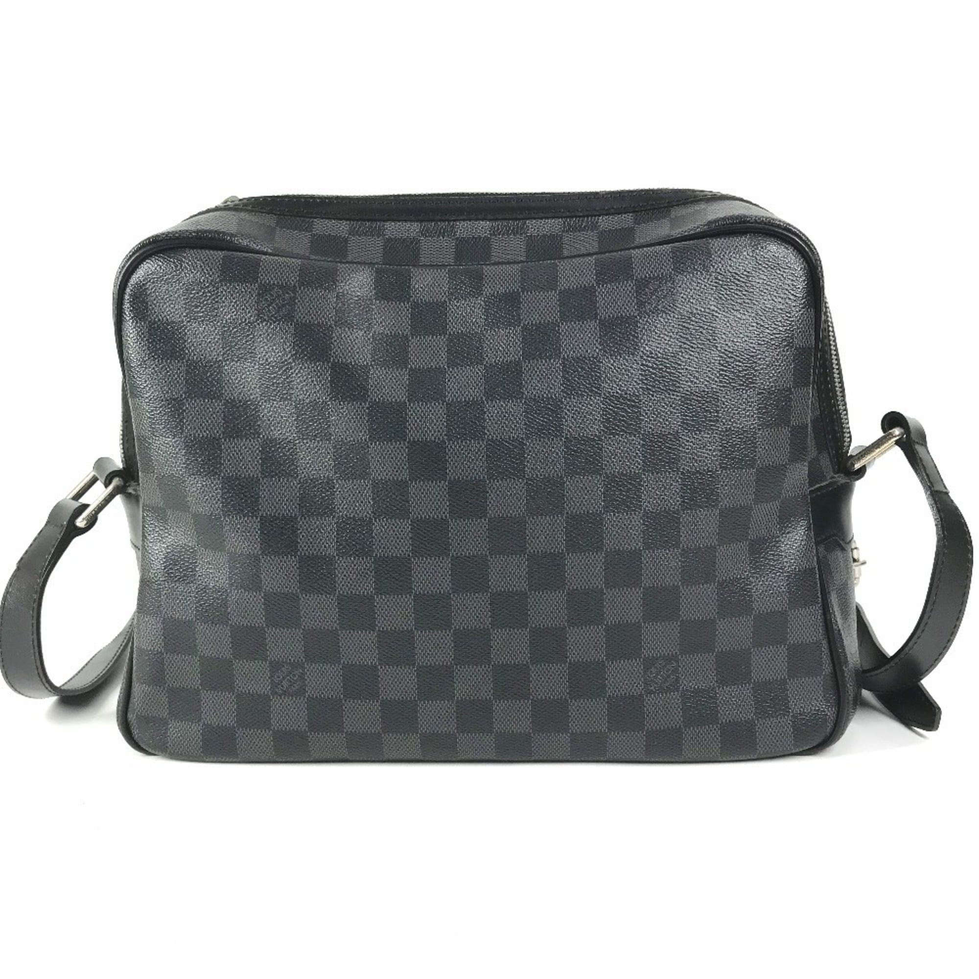 Louis Vuitton Black Damier Graphite Shoulder Bag