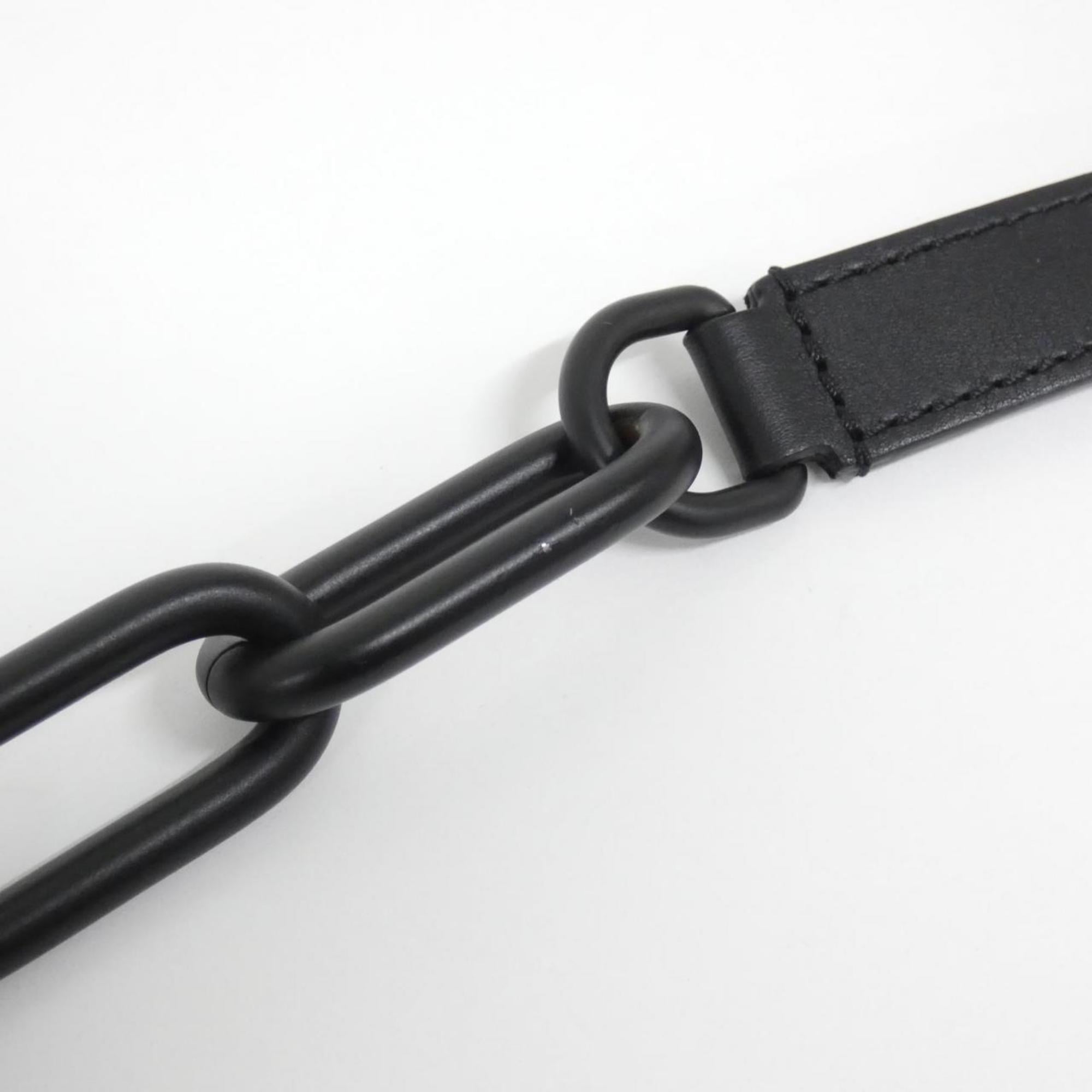 Louis Vuitton Black Leather Shoulder Bag