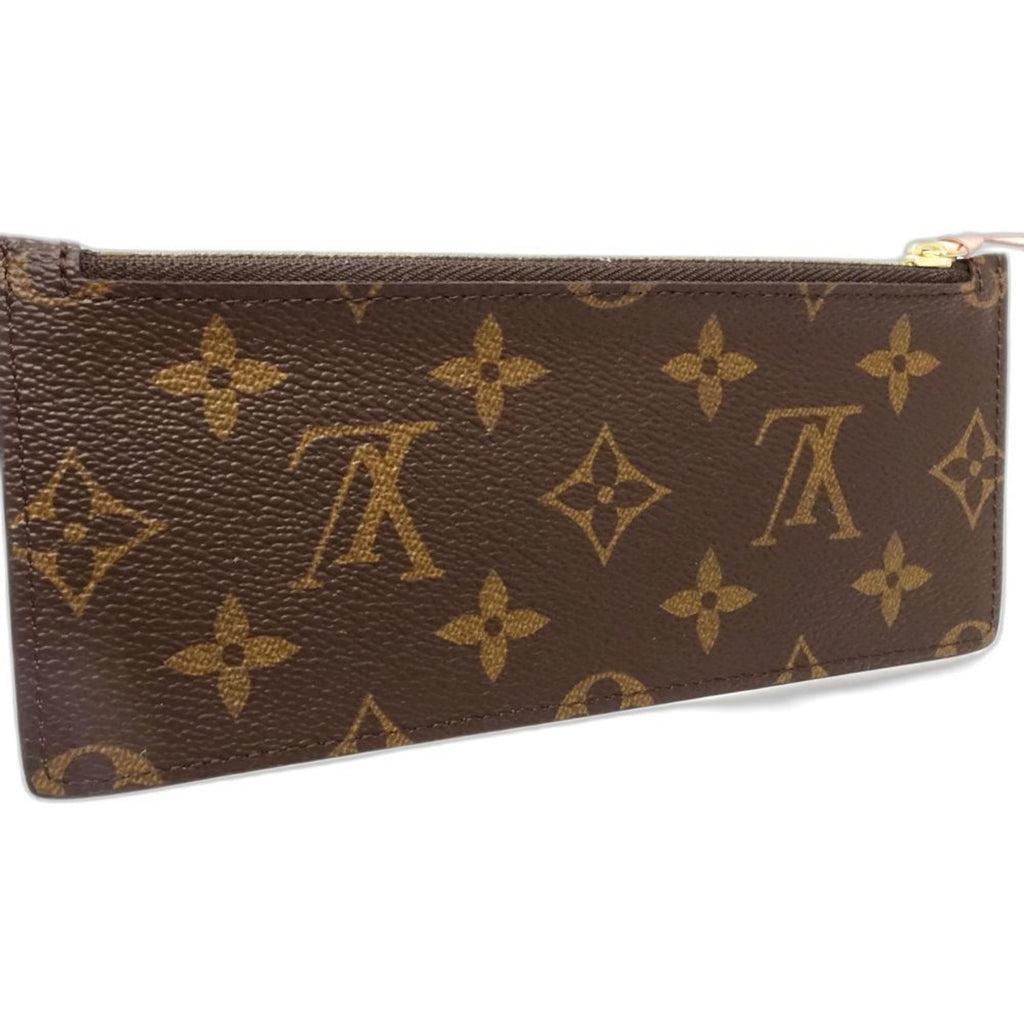 Louis Vuitton Brown Pink Monogram Long Wallet (Tri-Fold)