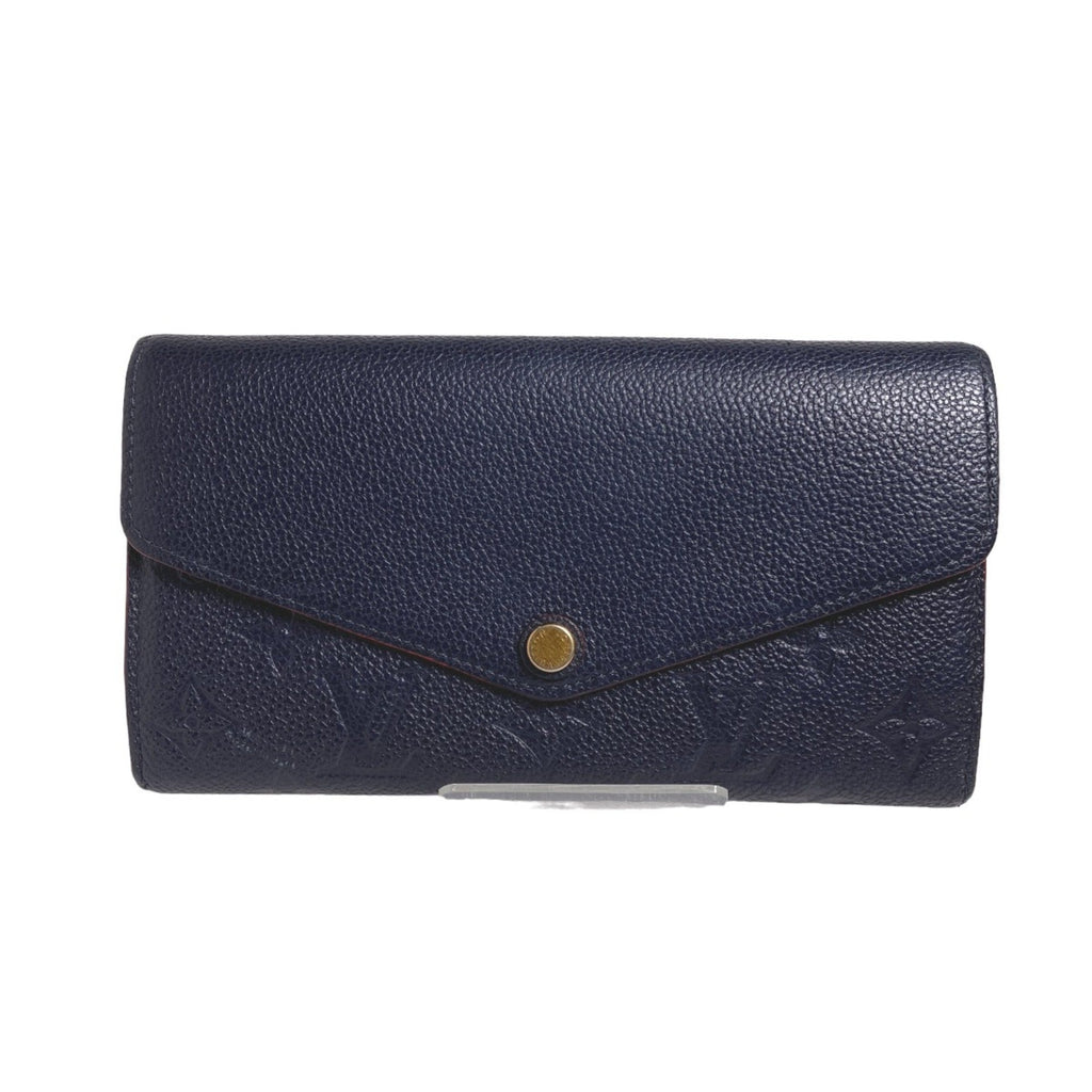 Louis Vuitton Marine Rouge Monogram Empreinte Long Wallet