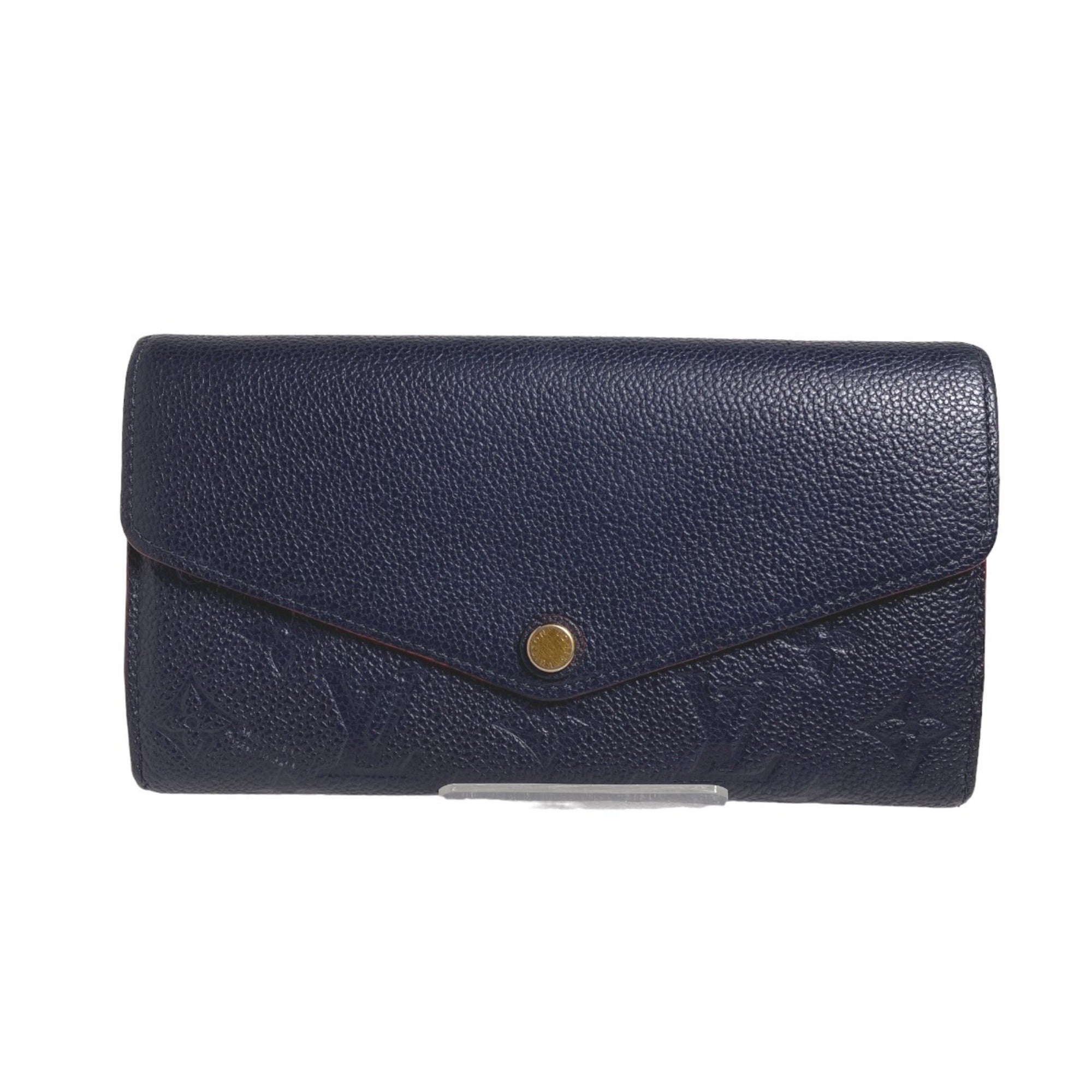 Louis Vuitton Marine Rouge Monogram Empreinte Long Wallet