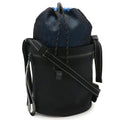 Bottega Veneta Black Blue Nylon Shoulder Bag