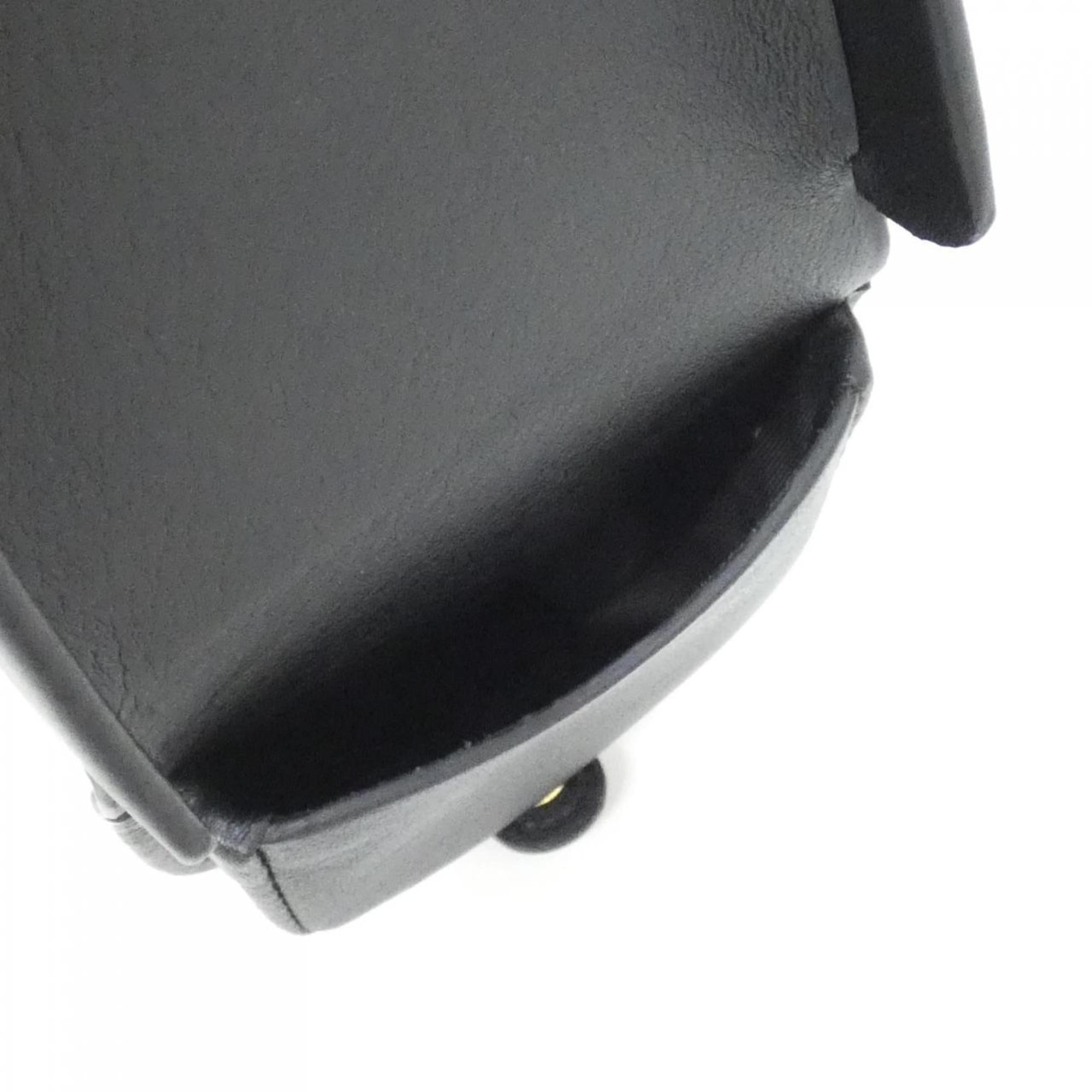 Gucci Black Leather Coin Purse/Coin Case (Pre-Owned)