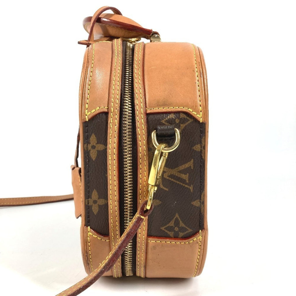 Louis Vuitton Brown Monogram Boston Bag Handbag Shoulder Bag