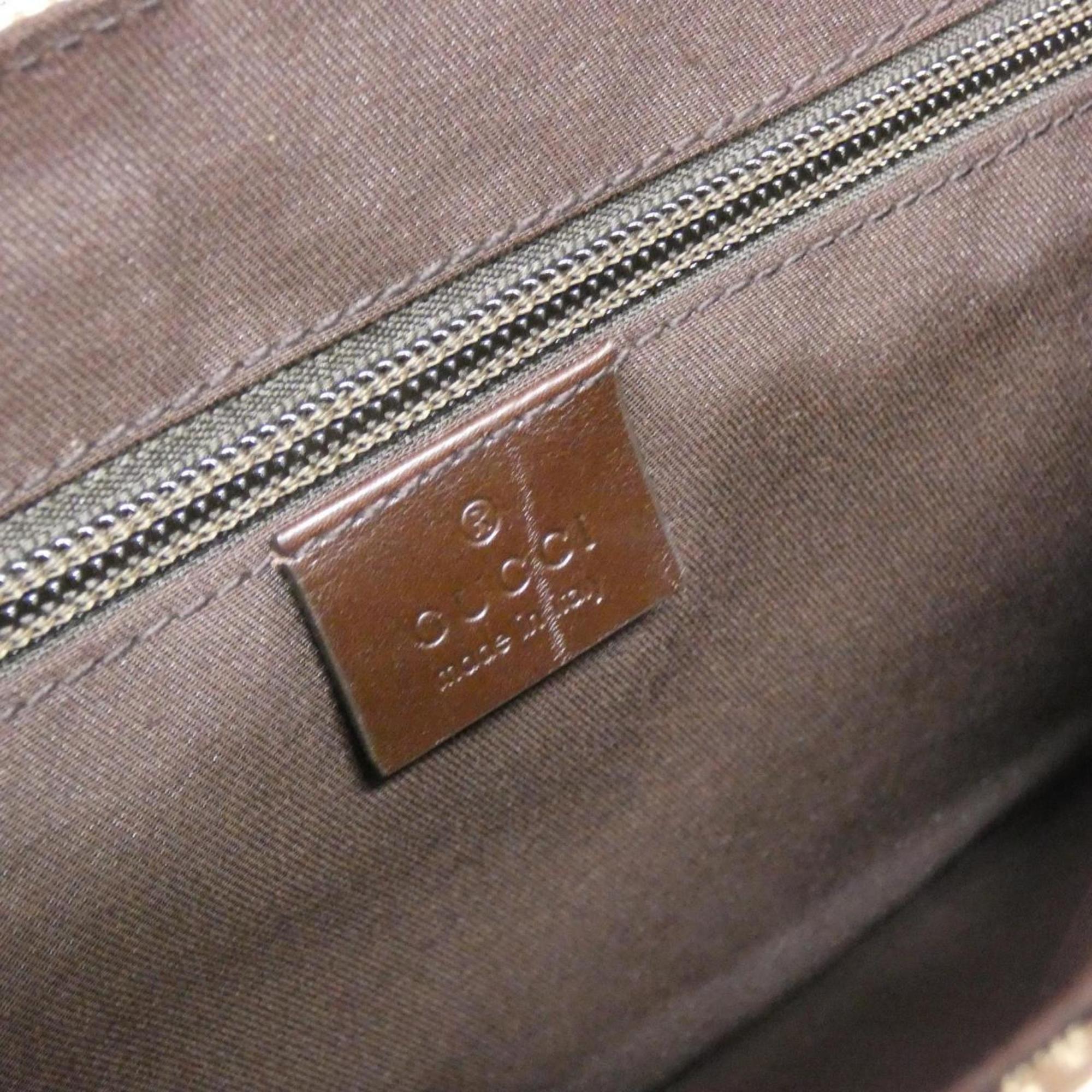 Gucci Beige Brown Gg Canvas Fanny Pack (Pre-Owned)