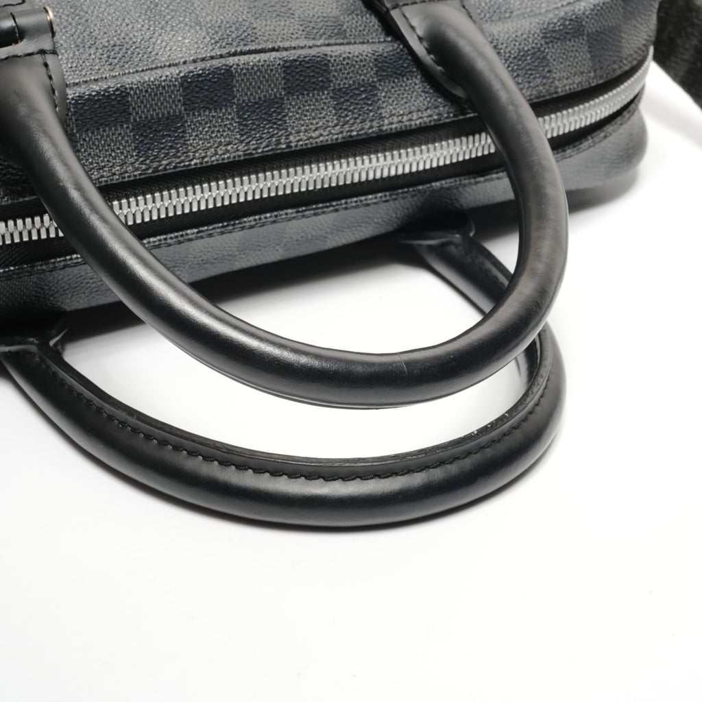 Louis Vuitton Black Damier Graphite Shoulder Bag
