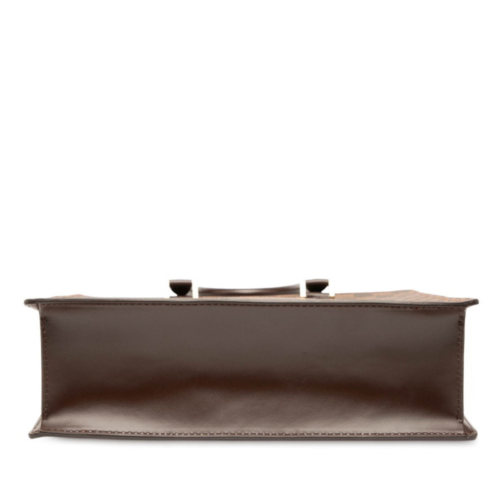 Louis Vuitton Damier Brown Pvc Leather Handbag