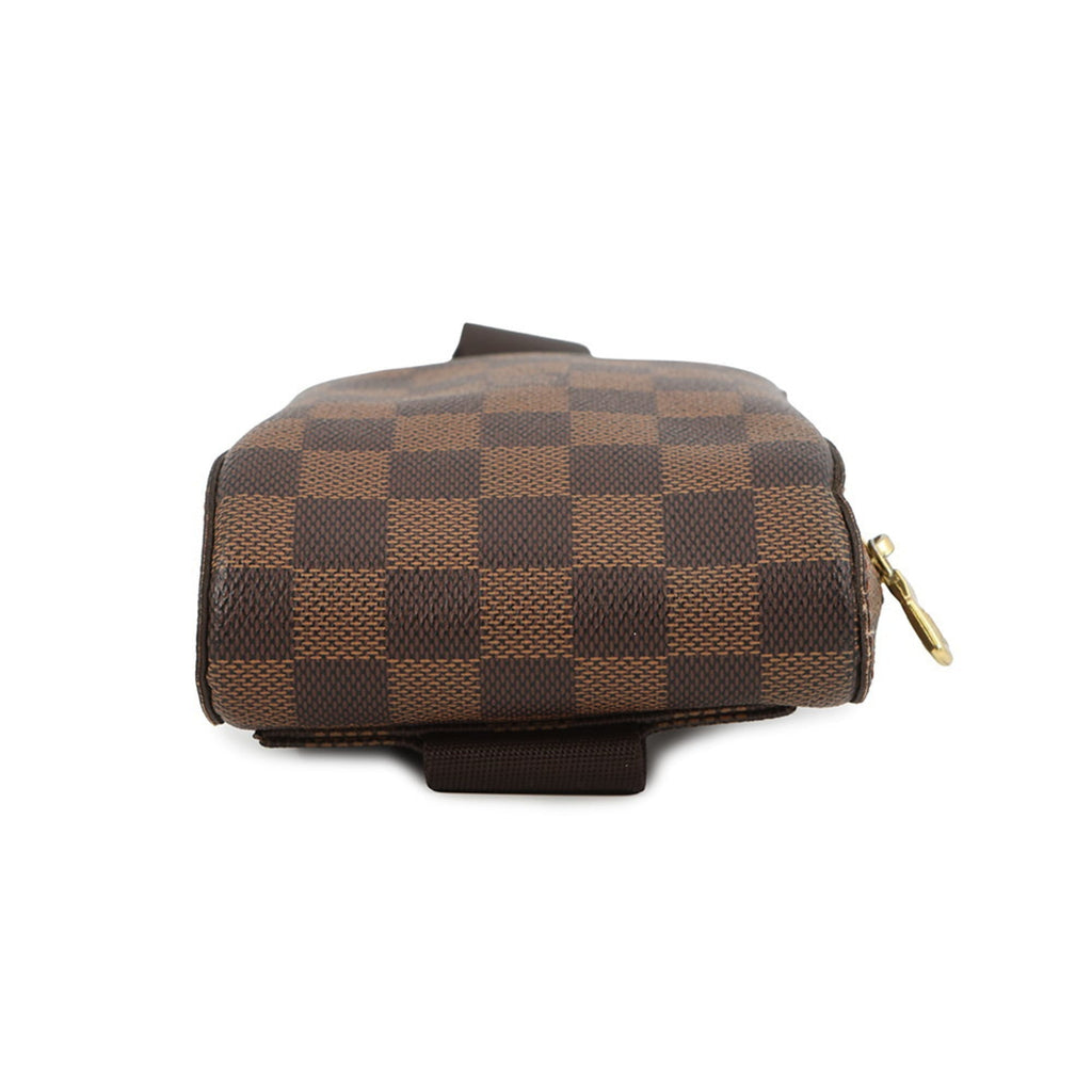 Louis Vuitton Brown Damier Canvas Ebene Damier Canvas Pouch Shoulder Bag Sling Bag