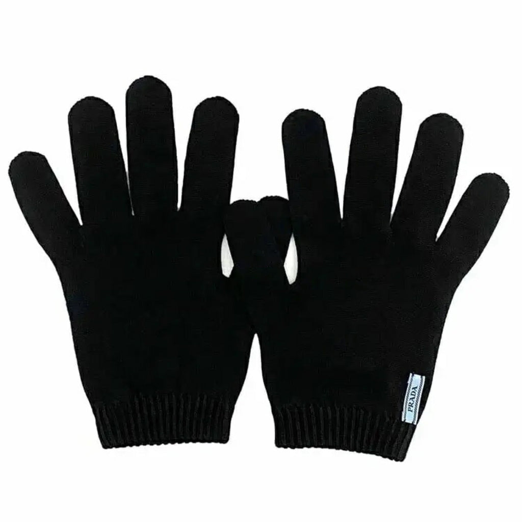 Prada Black Nero Warm Gloves