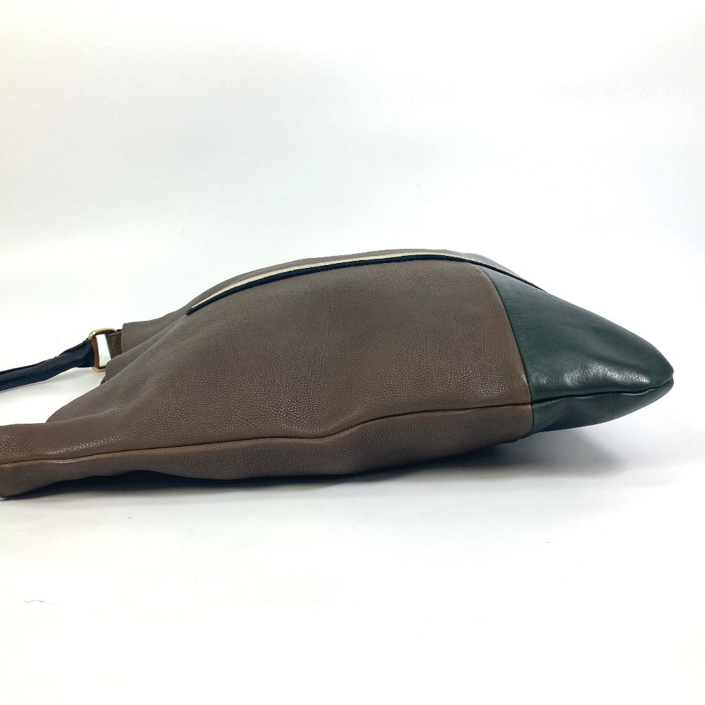 Celine Brown Leather Shoulder Bag