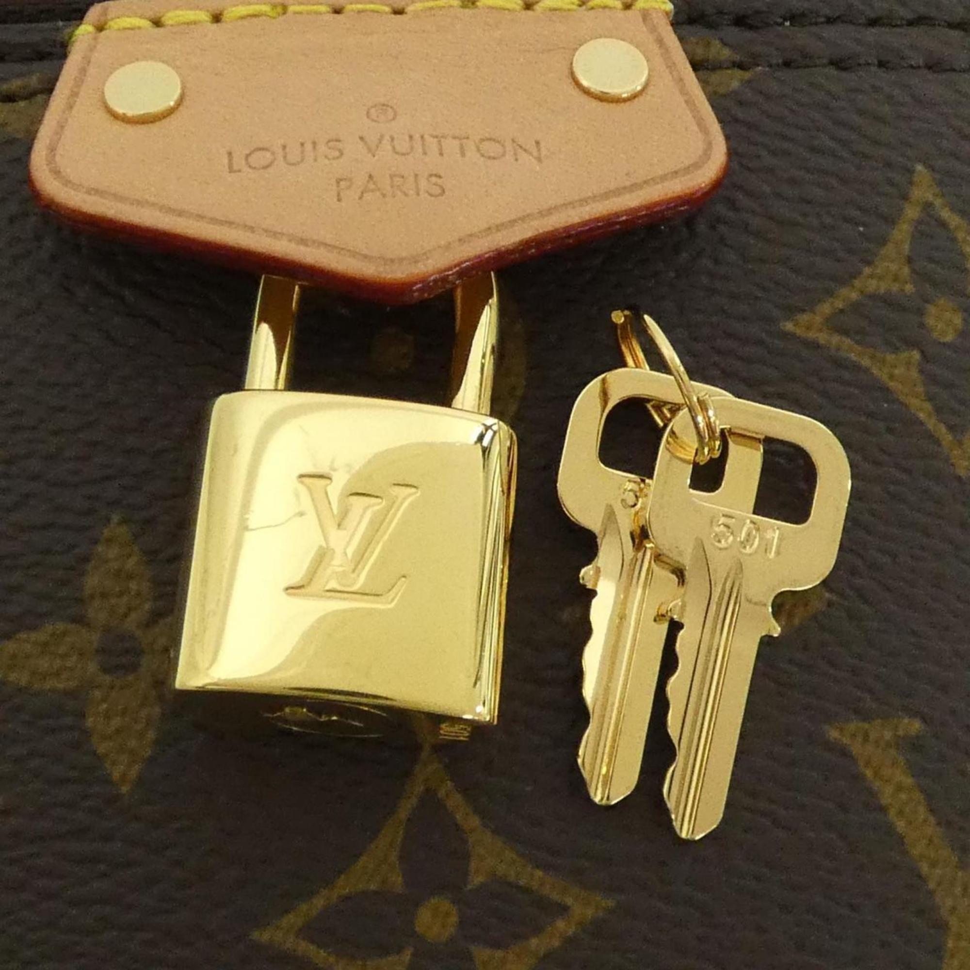 Louis Vuitton Marron Coated Canvas Shoulder Bag