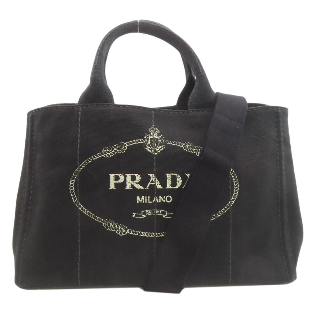 Prada Black Canvas Handbag