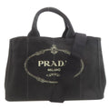 Prada Black Canvas Handbag