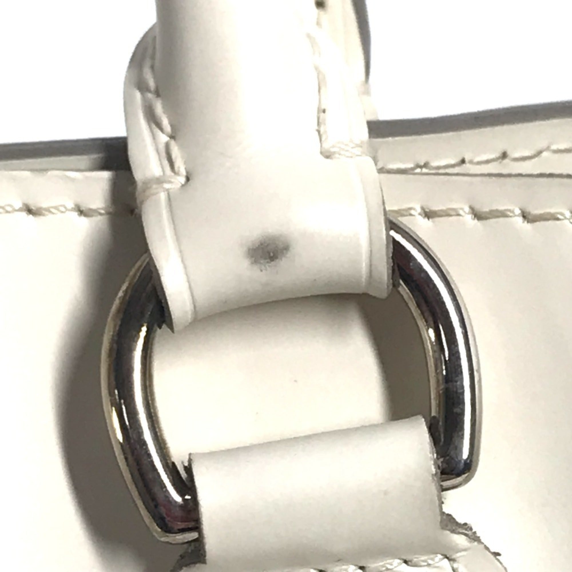 Louis Vuitton Epi White Epi Leather Handbag Tote Bag