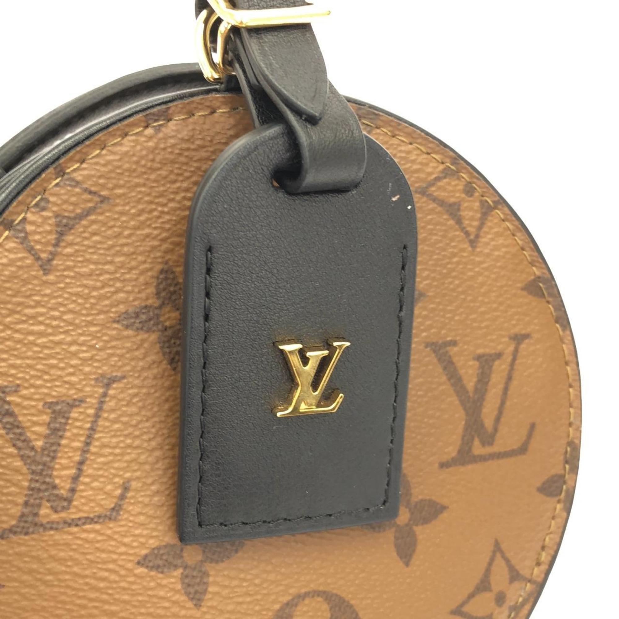 Louis Vuitton Brown Coated Canvas Shoulder Bag
