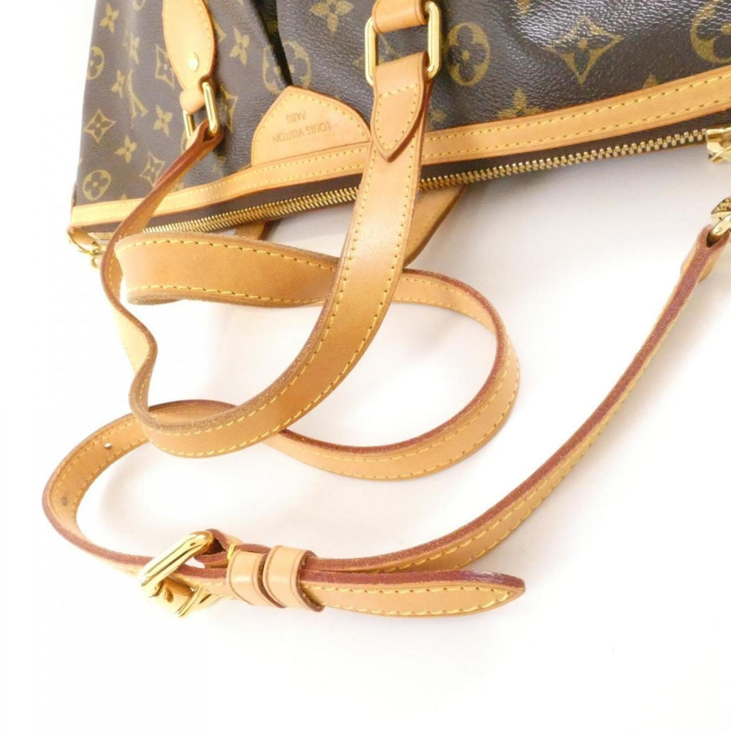 Louis Vuitton Marron Coated Canvas Handbag