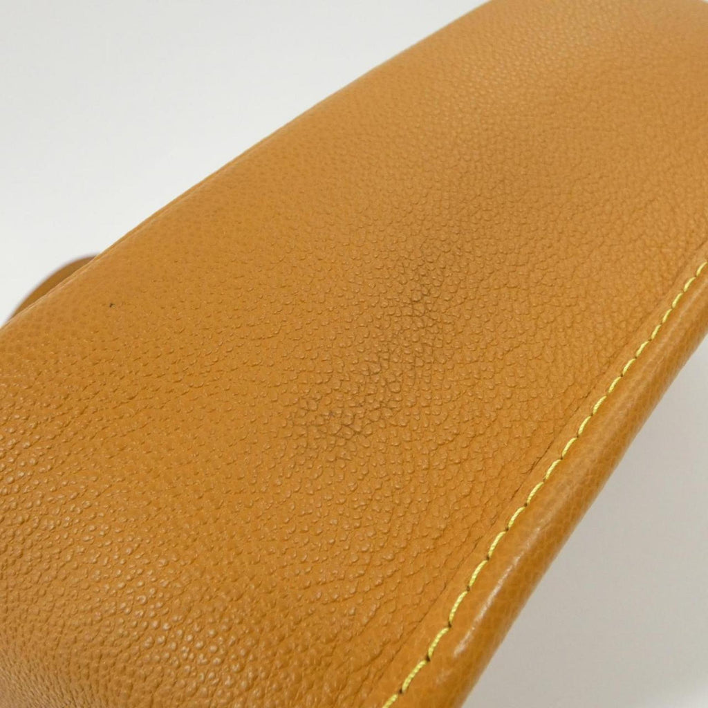 Louis Vuitton Gold Brown Gold Orange Leather Shoulder Bag