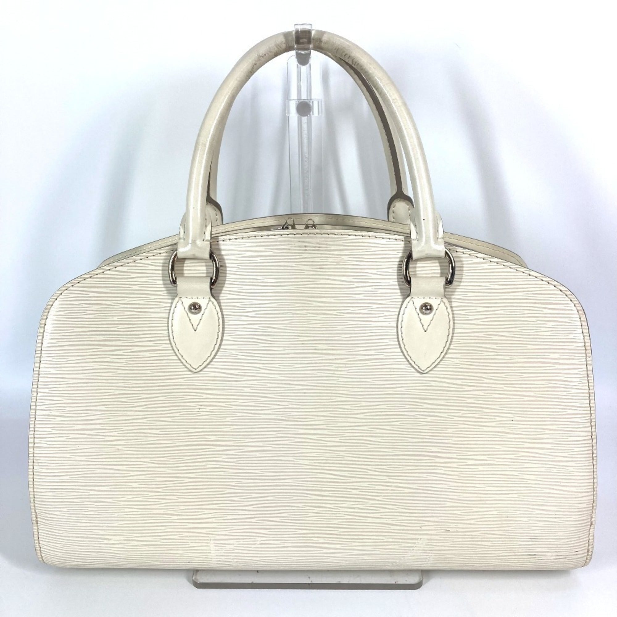 Louis Vuitton Lv Off White White Epi Leather Handbag Tote Bag