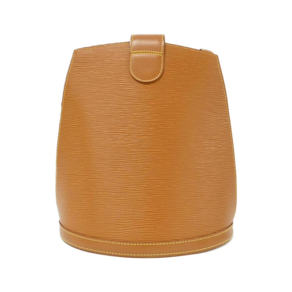 Louis Vuitton Gold Brown Leather Shoulder Bag