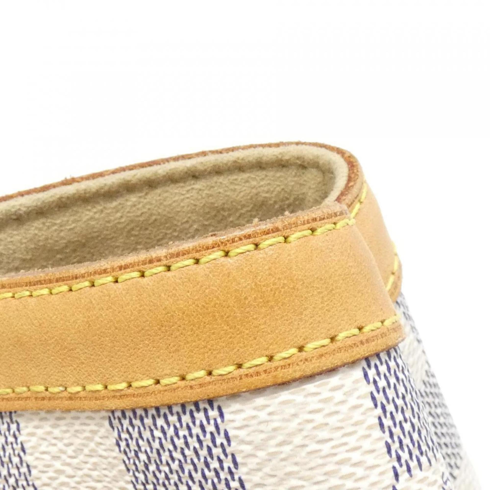 Louis Vuitton Azur White Coated Canvas Handbag