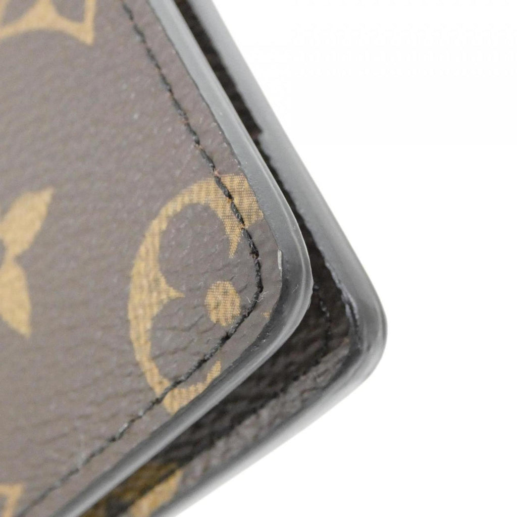 Louis Vuitton Brown Marron Coated Canvas Bill Wallet