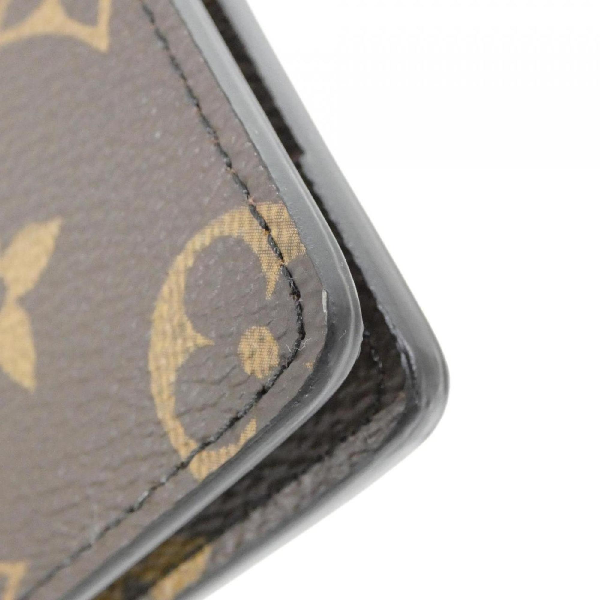 Louis Vuitton Brown Marron Coated Canvas Bill Wallet