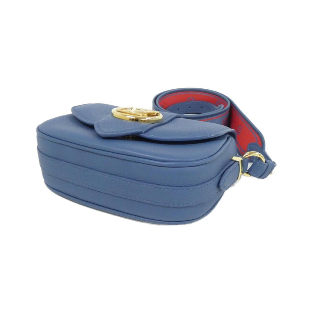 Louis Vuitton Blue Leather Shoulder Bag