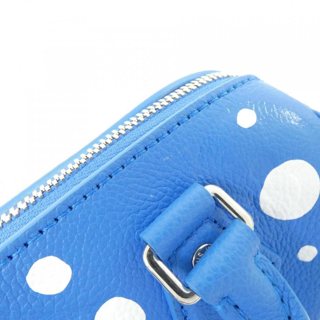 Louis Vuitton Blanc Blue Leather Shoulder Bag