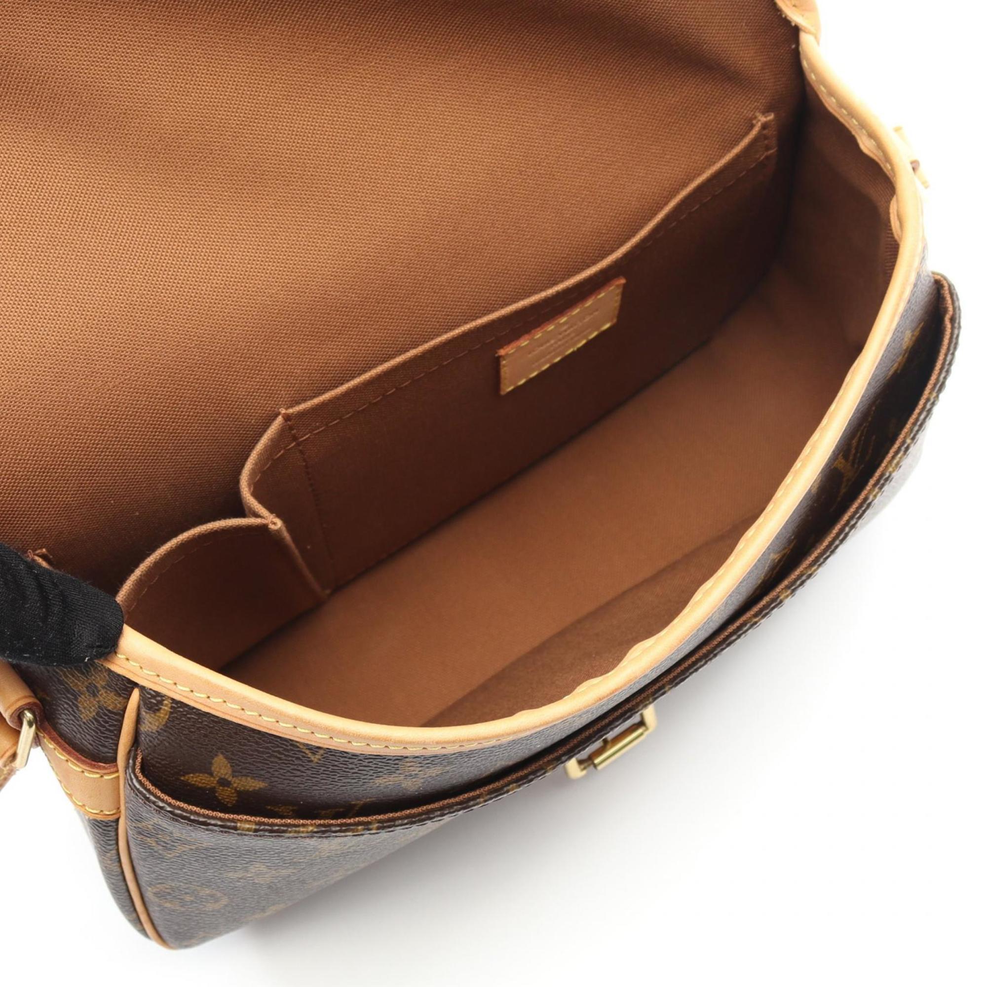 Louis Vuitton Brown Pvc Leather Shoulder Bag