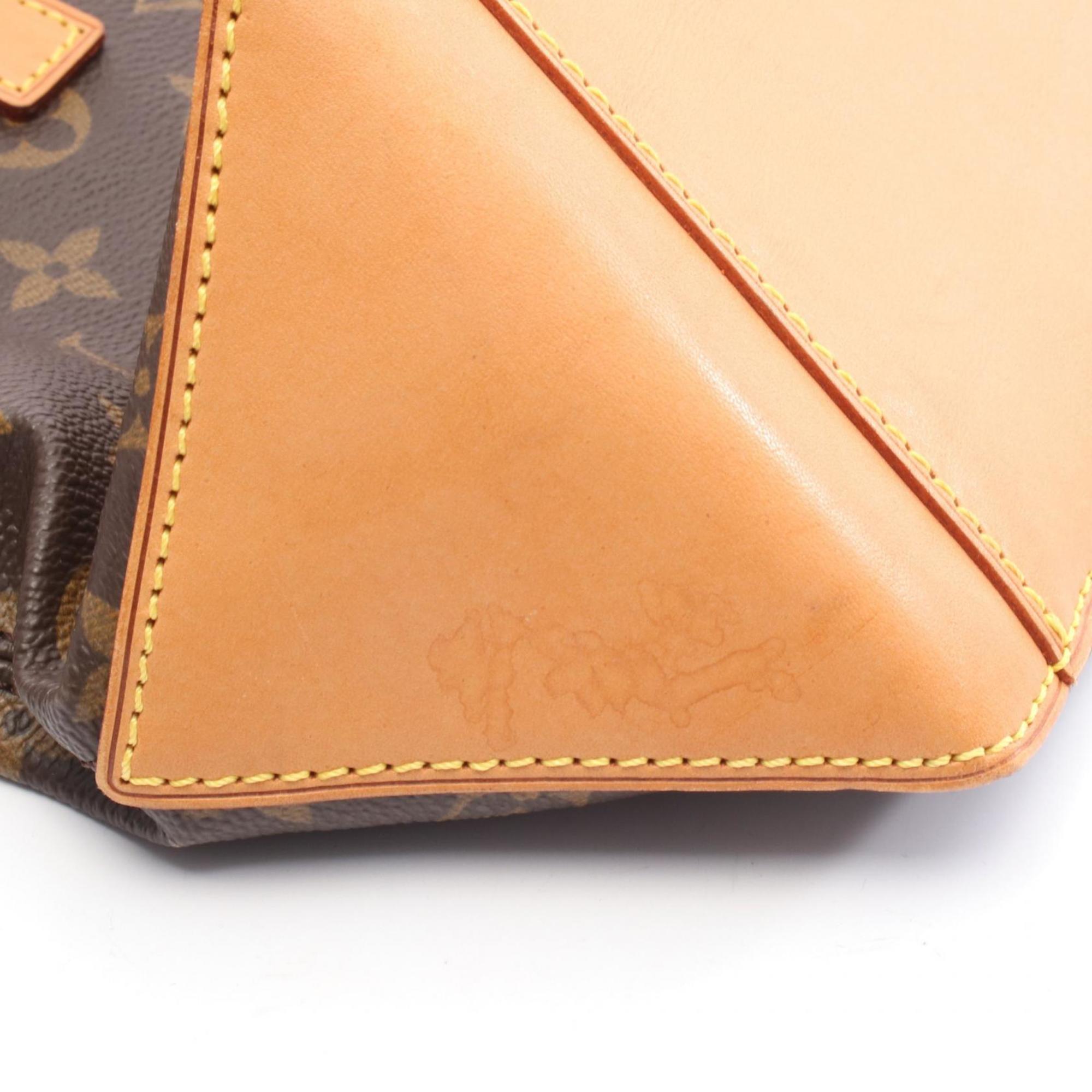 Louis Vuitton Brown Coated Canvas Pvc Monogram Leather Shoulder Bag