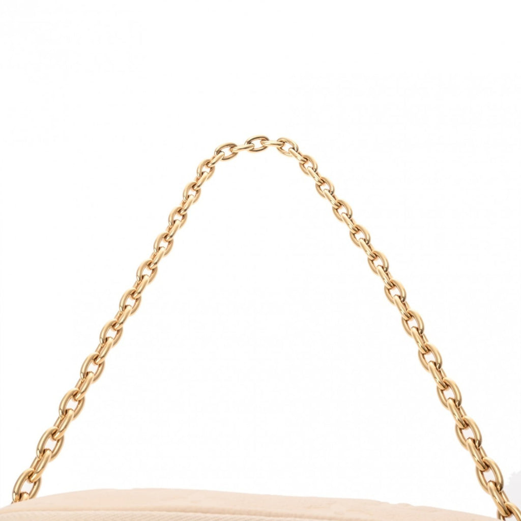 Louis Vuitton Cream Leather Shoulder Bag