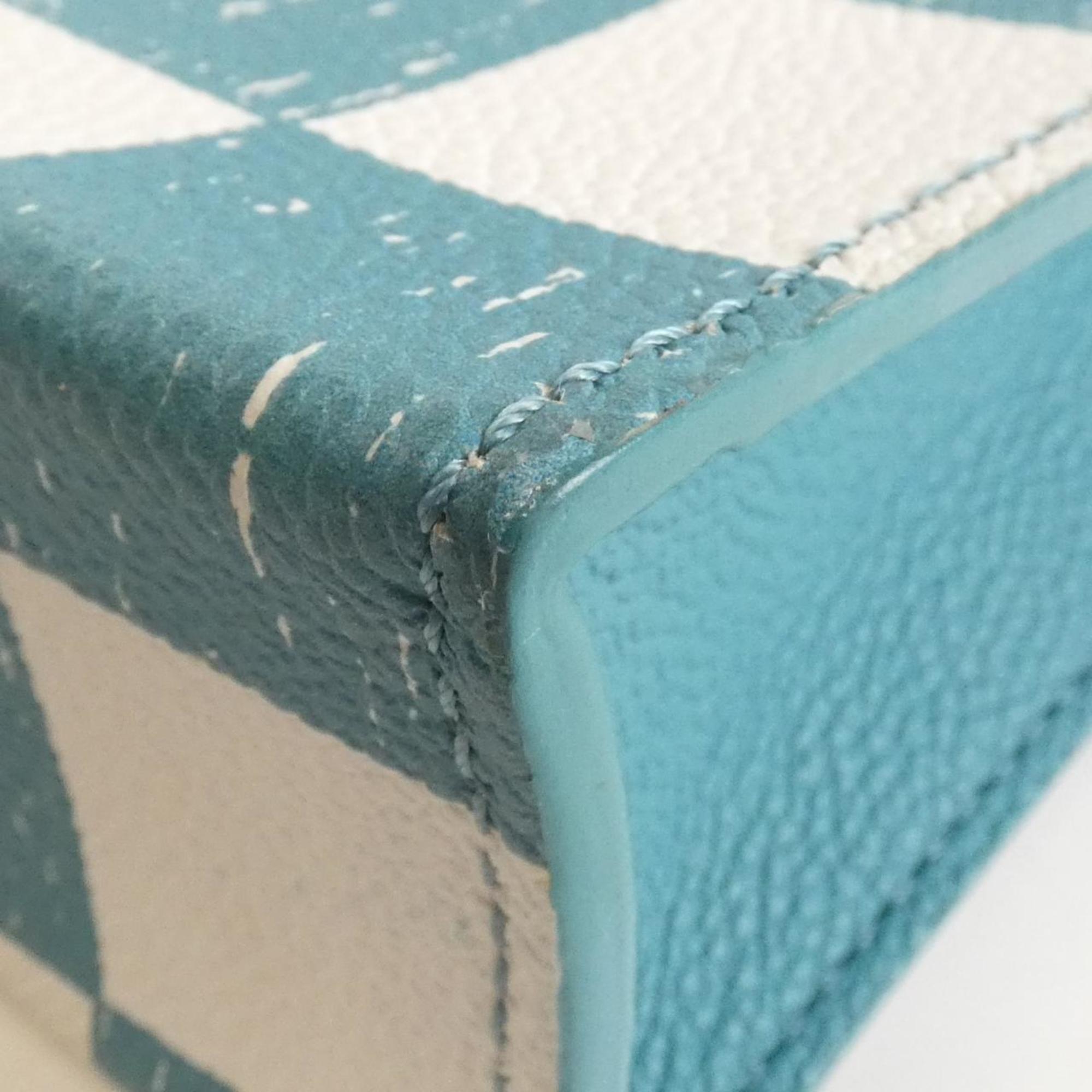 Louis Vuitton Turquoise Leather Handbag