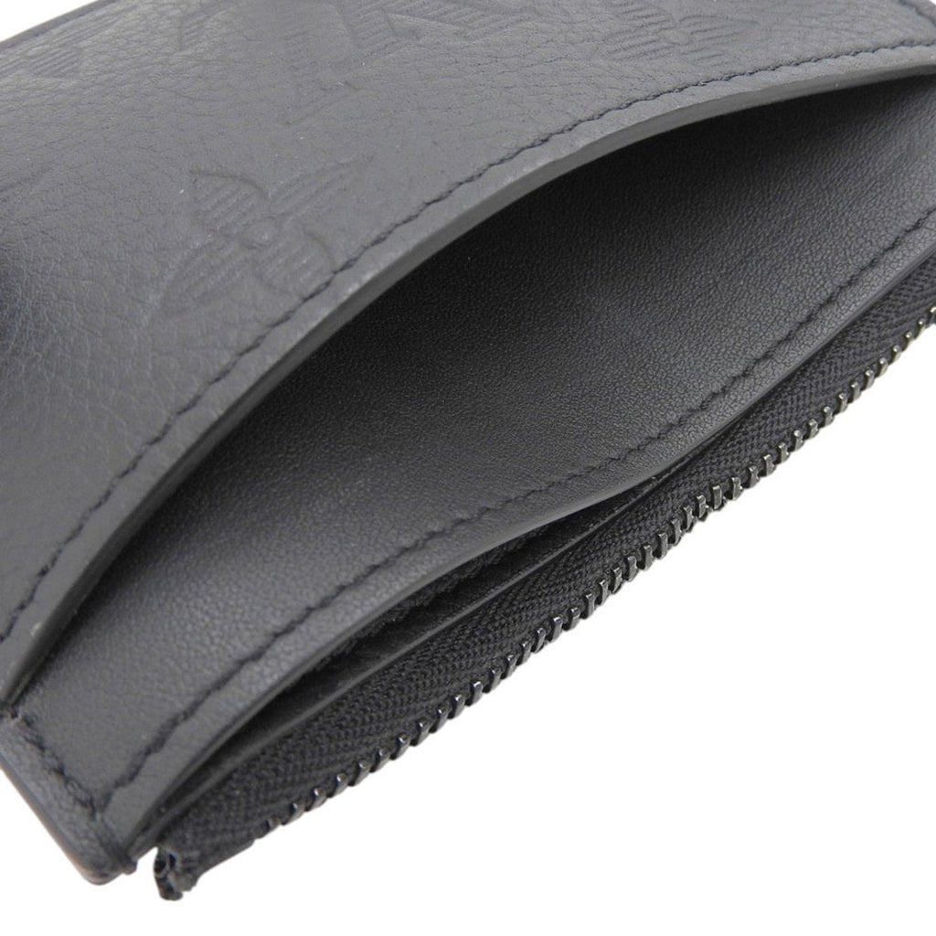 Louis Vuitton Black Noir Monogram Shadow Coin Purse/Coin Case