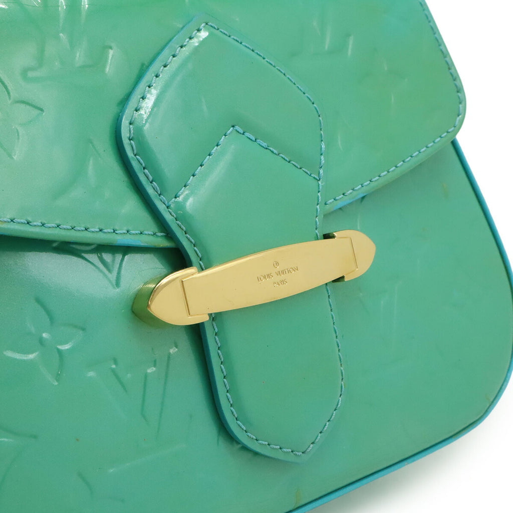 Louis Vuitton Light Blue Leather Pochette Shoulder Bag