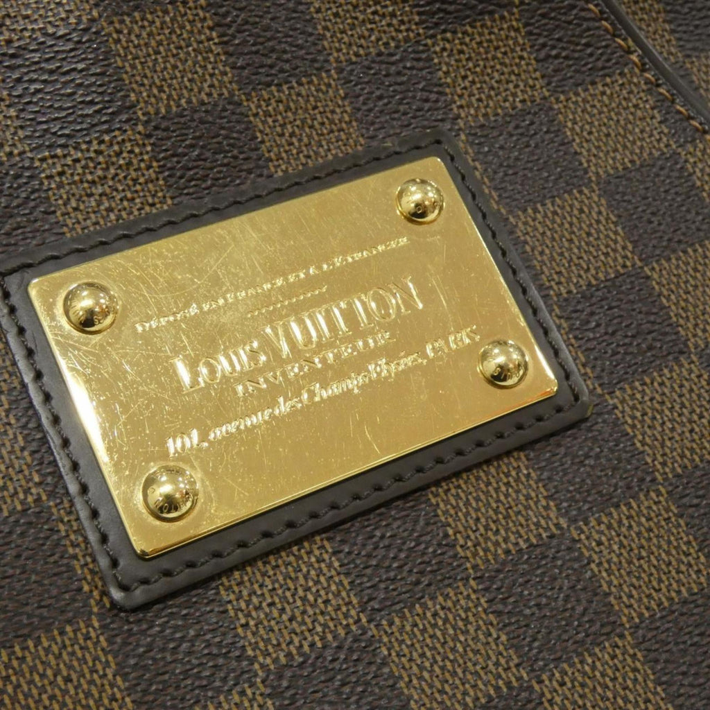 Louis Vuitton Brown Coated Canvas Shoulder Bag