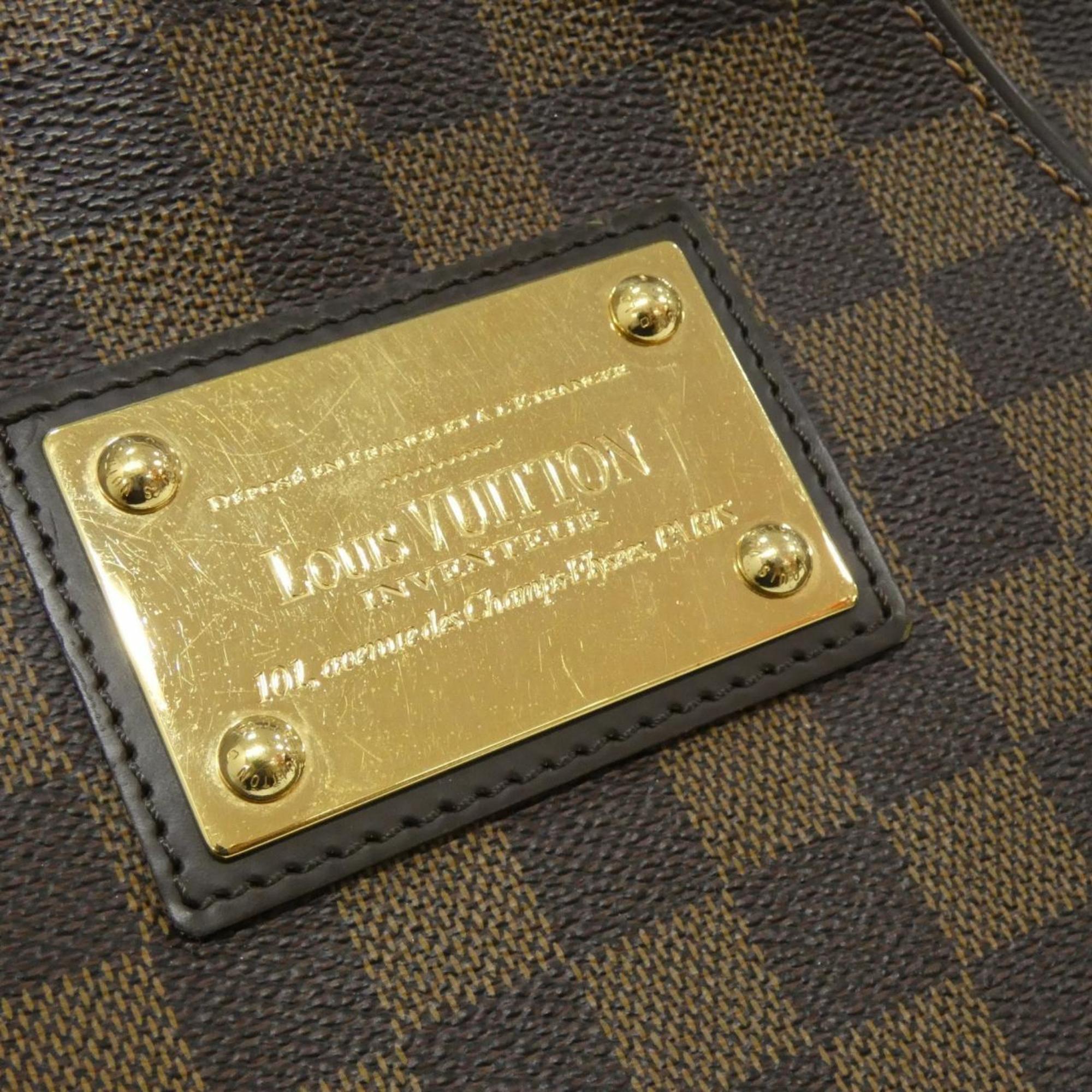 Louis Vuitton Brown Coated Canvas Shoulder Bag