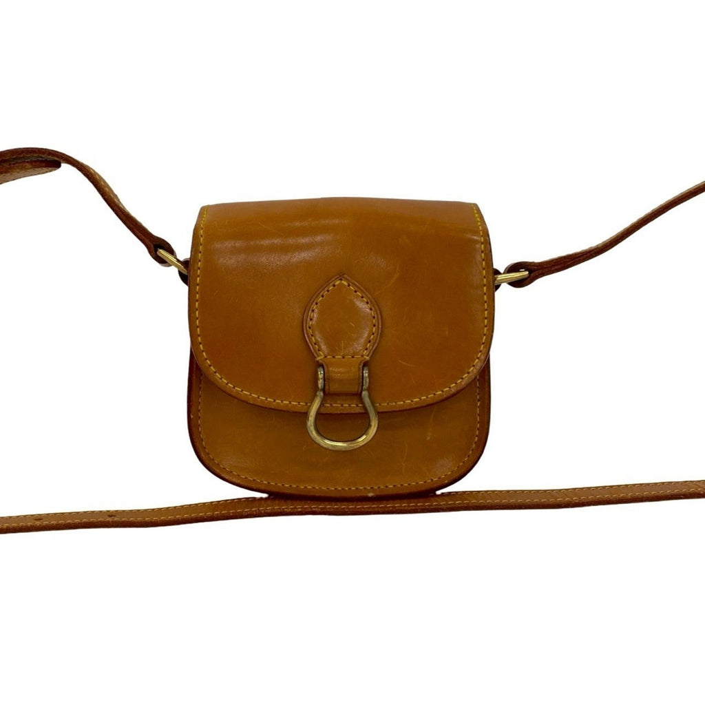 Louis Vuitton Brown Leather Pochette Shoulder Bag