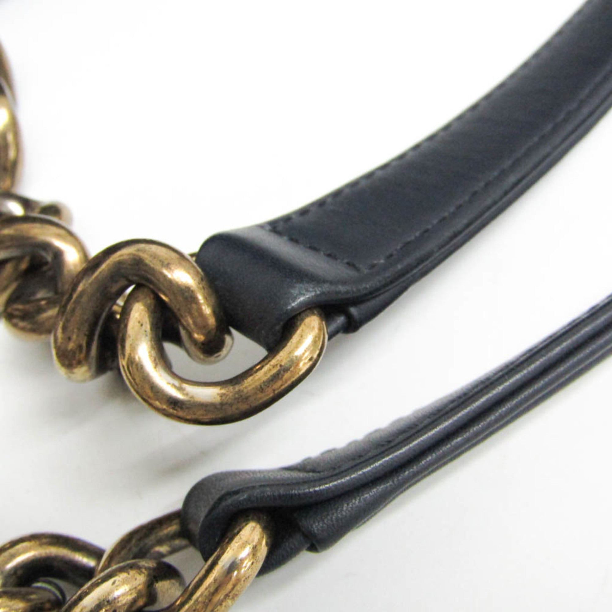 Chanel Matelasse Black Navy Grained Calfskin Tote Bag