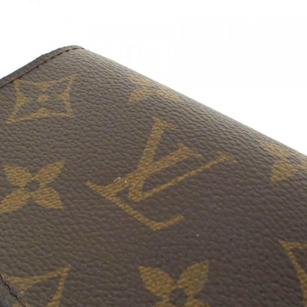Louis Vuitton Brown Marron Rose Ballerine Coated Canvas Wallet