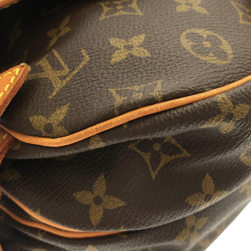 Louis Vuitton Marron Coated Canvas Shoulder Bag